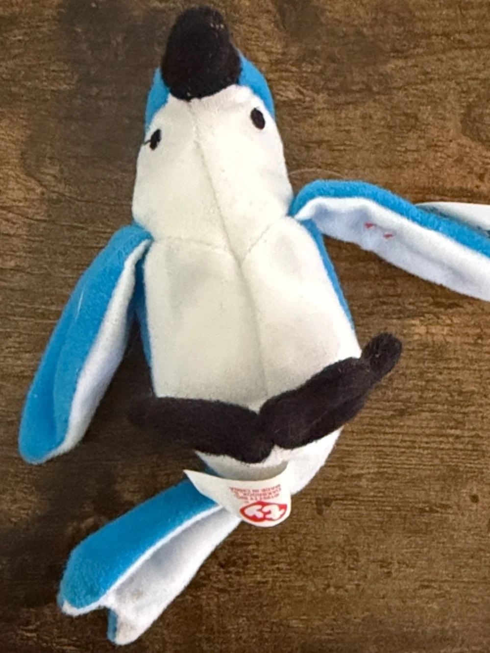 Vintage 1999 McDonald's Ty Rocket the Blue‎ Jay Plush #5 In Package Teeny